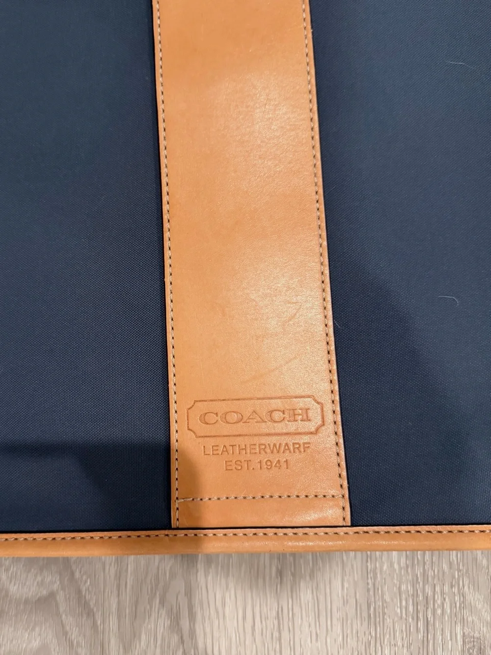 Coach sleek navy